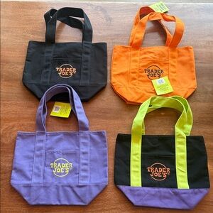 NWT Trader Joe's Halloween Tote Bag Set
